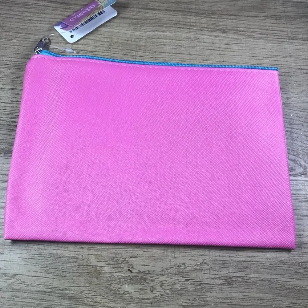 Chic Pink Catitude Cat Makeup Bag Pouch